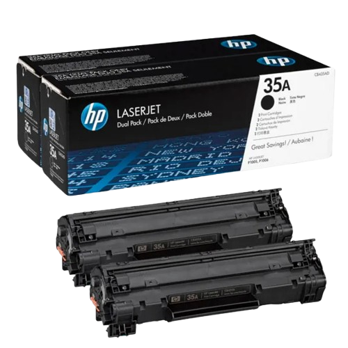 HP 35A (CB435A) A+ Compatible Black Toner Cartridge for HP LaserJet P1005, P1006, P1002, and P1009 Printers